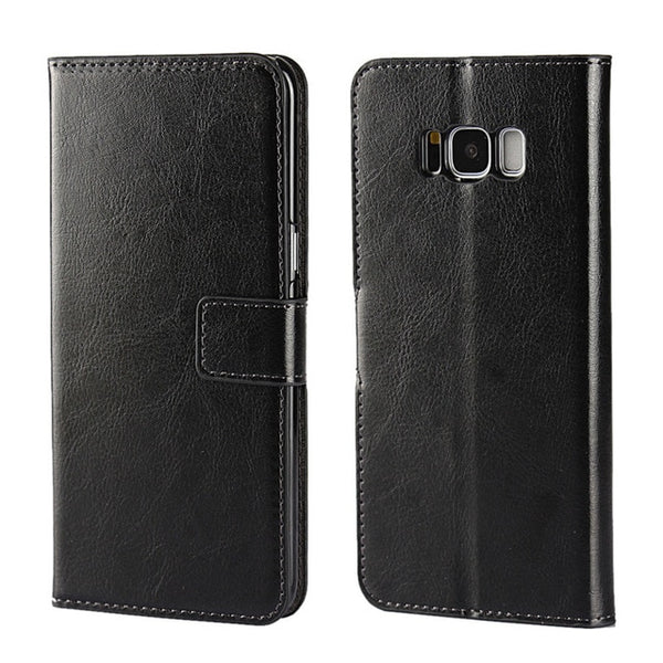 For A3 A5 A7 J3 J5 J7 2016 2017 Case Leather Flip Wallet Cover for Samsung Galaxy S8 Plus S6 S7 Edge S5 S4 S3 Grand Prime Coque