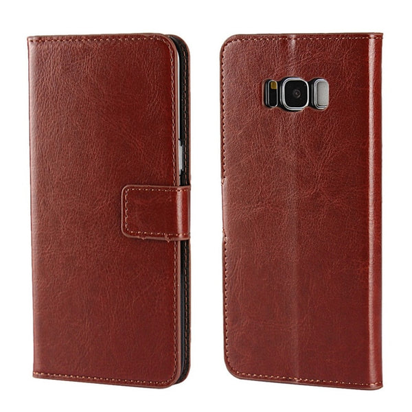 For A3 A5 A7 J3 J5 J7 2016 2017 Case Leather Flip Wallet Cover for Samsung Galaxy S8 Plus S6 S7 Edge S5 S4 S3 Grand Prime Coque