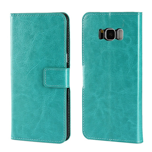 For A3 A5 A7 J3 J5 J7 2016 2017 Case Leather Flip Wallet Cover for Samsung Galaxy S8 Plus S6 S7 Edge S5 S4 S3 Grand Prime Coque