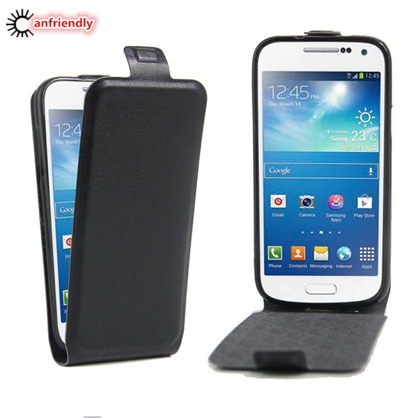 Luxury Flip Leather Cover Case For Coque Samsung Galaxy S4 Mini I9190 I9192 I9195 Mobile Phone Cases S4Mini Back Retro Telephone
