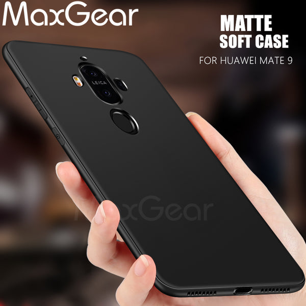 MaxGear Soft Case For Huawei Mate 9 cases TPU silicon Slim Protect Skin Rubber Ultra Thin Phone Cover for Huawei Mate 9 Pro Case