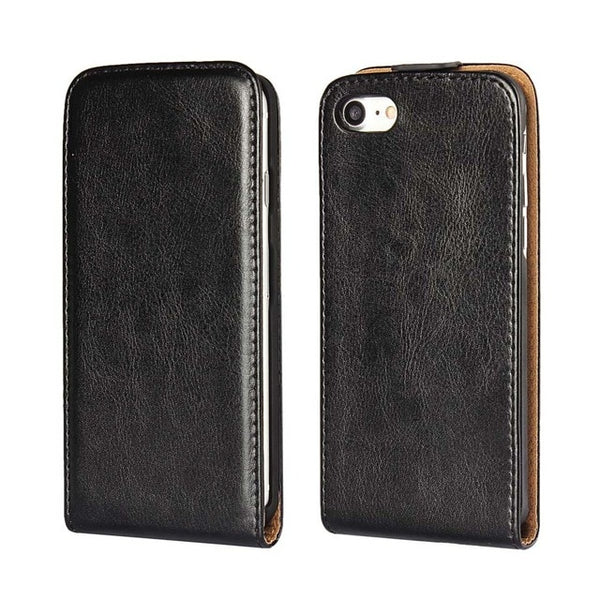 Retro Luxury Mobile Phone Bags Cases Crazy Horse Flip Cover PU Leather Case For iPhone 8 7 7Plus 6G 6S Plus 5G 5S SE 5C 4S