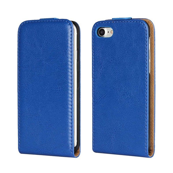 Retro Luxury Mobile Phone Bags Cases Crazy Horse Flip Cover PU Leather Case For iPhone 8 7 7Plus 6G 6S Plus 5G 5S SE 5C 4S