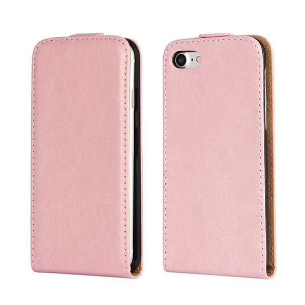 Retro Luxury Mobile Phone Bags Cases Crazy Horse Flip Cover PU Leather Case For iPhone 8 7 7Plus 6G 6S Plus 5G 5S SE 5C 4S
