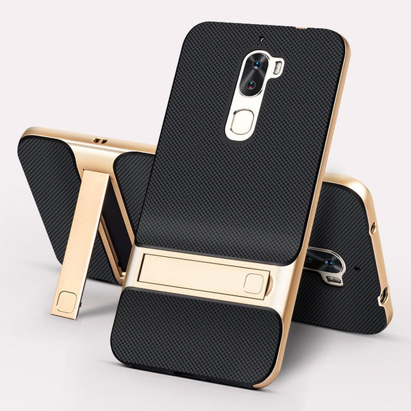 3D Kickstand Mobile Phone Case LeTV LeEco Cool 1 Dual Coolpad Cool1 Case Cover 5.5" Hybrid TPU+PC Protective LeRee Le 3 Le3 Bag