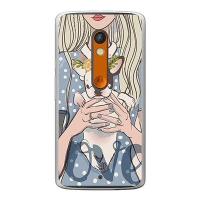 For Motorola Moto X Play 5.5 inch Solf TPU Silicone / Hard Plastic Case Mobile Phone Cover Bag Cellphone Housing Shell Skin Mask