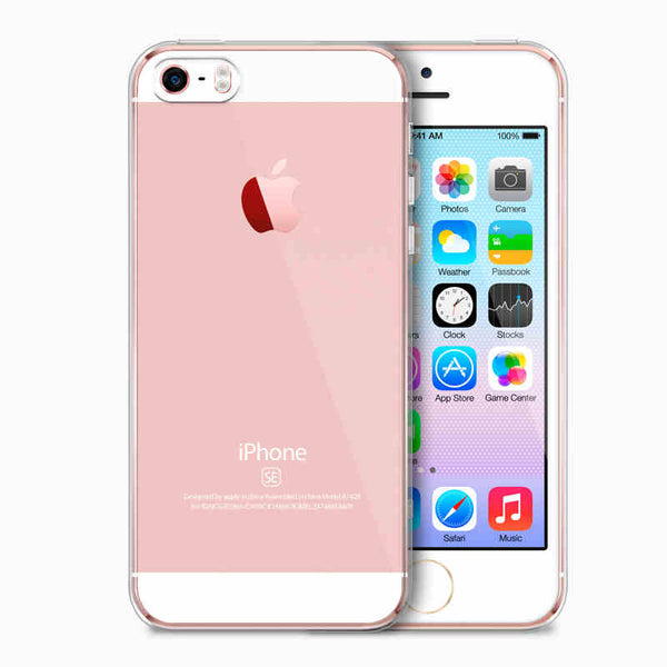 Esamday Ultra Thin Soft TPU Original Transparent Case For Apple iPhone SE 5S 5 Crystal Clear Silicon Back Cover Phone Bag