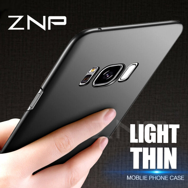 ZNP Slim Hard Phone Case For Samsung Galaxy S8 S9 Plus Note 8 Luxury Ultra Thin Cover Cases For Samsung S7 Edge S6 Edge S8 Case