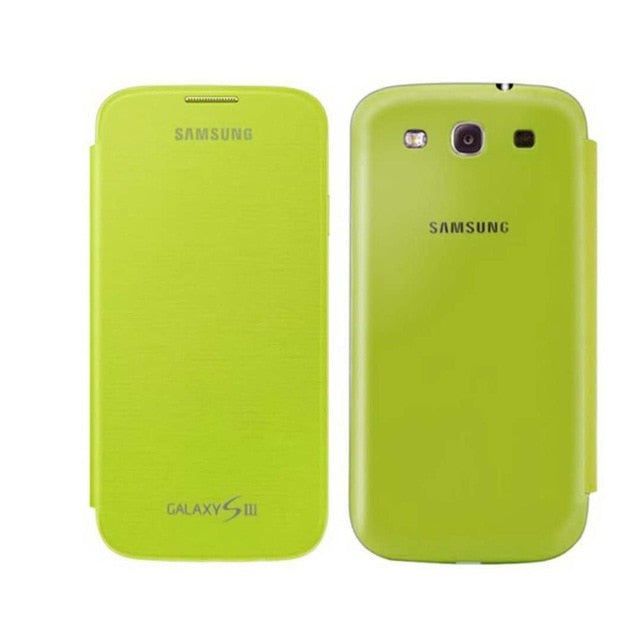 Samsung Galaxy S3 i9300 case Cover Ultra Thin PU Silicone Cell Phone Cases For s3 SIII Protective case flip cover 100% Original