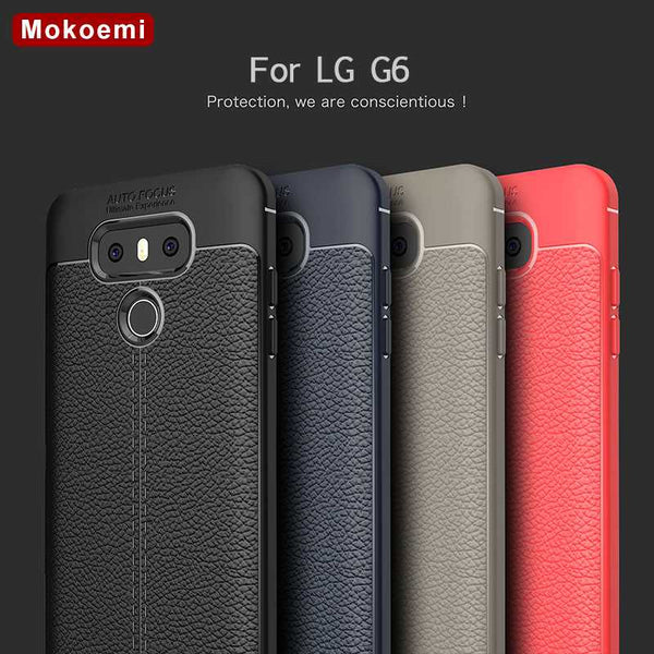 Mokoemi Fashion Lichee Pattern Shock Proof Soft 5.7"For LG G6 Case For LG G6 Cell Phone Case Cover