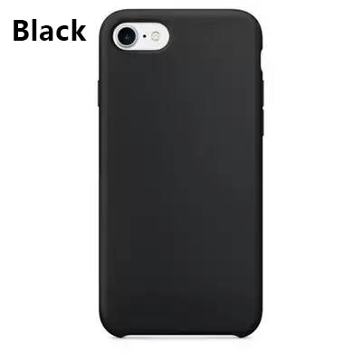 Luxury Plain Mobile Phone Cases For iPhone 7 7Plus/8 8Plus Soft TPU Phone Shell Silicone Soft Cover Phone Case Cover 20 Colors