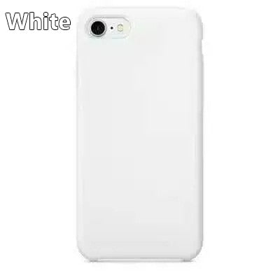 Luxury Plain Mobile Phone Cases For iPhone 7 7Plus/8 8Plus Soft TPU Phone Shell Silicone Soft Cover Phone Case Cover 20 Colors