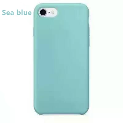 Luxury Plain Mobile Phone Cases For iPhone 7 7Plus/8 8Plus Soft TPU Phone Shell Silicone Soft Cover Phone Case Cover 20 Colors