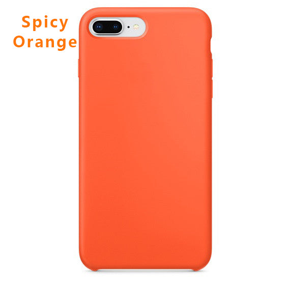 Luxury Plain Mobile Phone Cases For iPhone 7 7Plus/8 8Plus Soft TPU Phone Shell Silicone Soft Cover Phone Case Cover 20 Colors