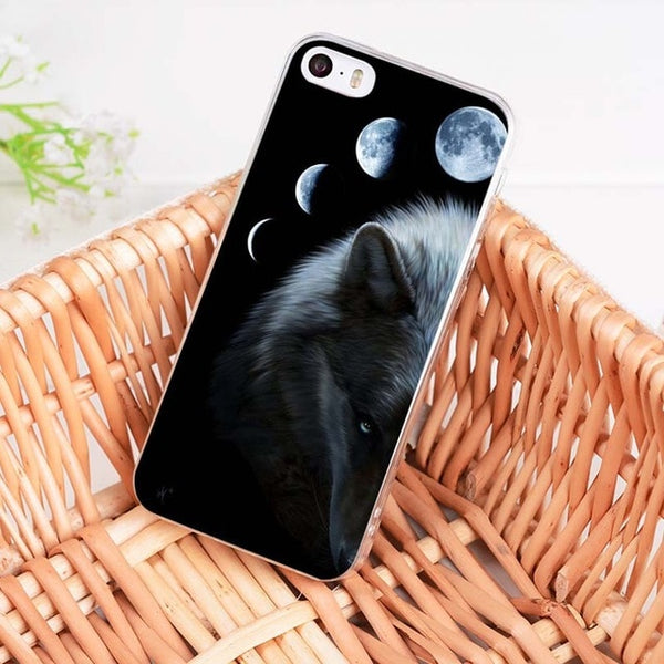 MaiYaCa Animal half wolf  Fashion Fun Dynamic phone case for Apple iPhone 8 7 6 6S Plus X 5 5S SE 5C 4 4S Mobile Cover