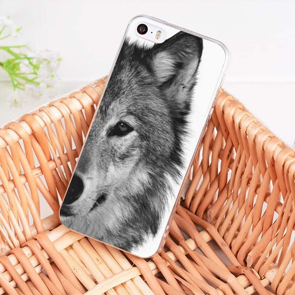 MaiYaCa Animal half wolf  Fashion Fun Dynamic phone case for Apple iPhone 8 7 6 6S Plus X 5 5S SE 5C 4 4S Mobile Cover