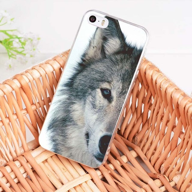 MaiYaCa Animal half wolf  Fashion Fun Dynamic phone case for Apple iPhone 8 7 6 6S Plus X 5 5S SE 5C 4 4S Mobile Cover