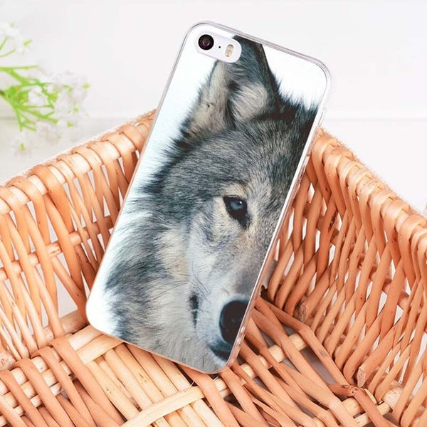 MaiYaCa Animal half wolf  Fashion Fun Dynamic phone case for Apple iPhone 8 7 6 6S Plus X 5 5S SE 5C 4 4S Mobile Cover