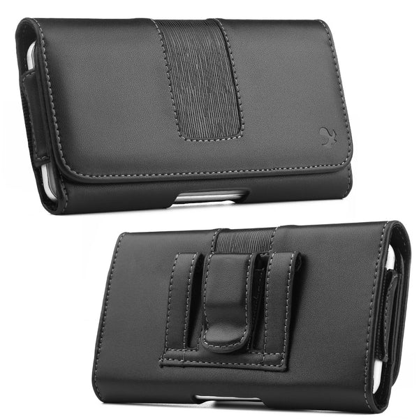 Phone Cover Belt Clip Holster Leather Pouch Case for Samsung LG Huawei Xiaomi 6.3Inch Universal Mobile Phone Bag for Smartphone