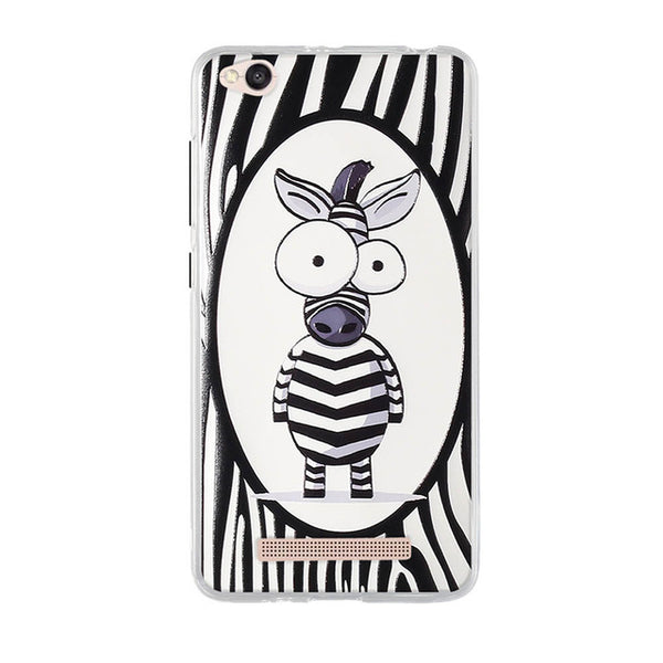 Phone Case For Xiaomi Redmi 4A Case 5.0'' Luxury Fashion 3D Painted TPU Soft Silicone Cover For Redmi 4A 4 A Back Cover Fundas