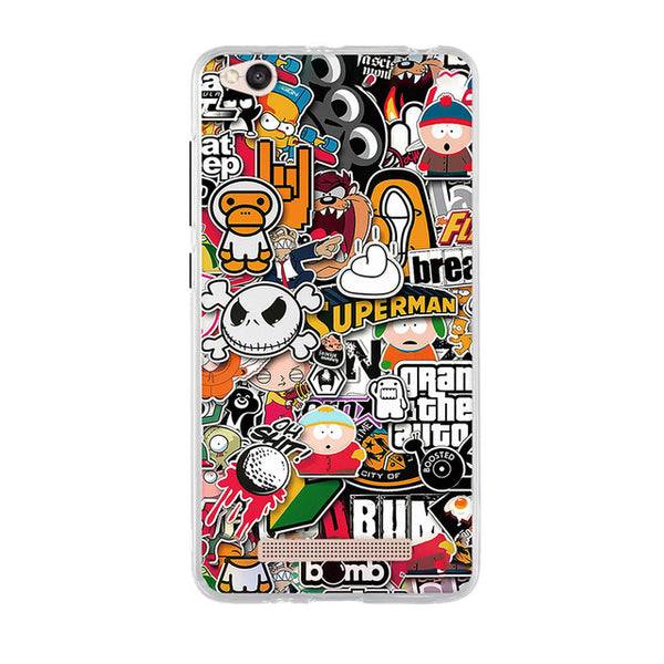 Phone Case For Xiaomi Redmi 4A Case 5.0'' Luxury Fashion 3D Painted TPU Soft Silicone Cover For Redmi 4A 4 A Back Cover Fundas