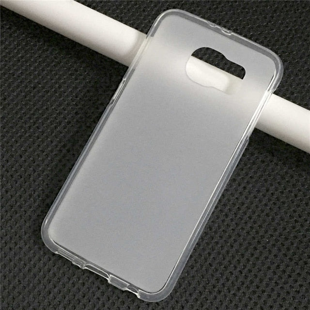 For Coque Samsung S6 Case 3D Relief Printing Silicone TPU Cover For Galaxy S6 Phone Case For Coque Samsung Galaxy S6 S 6 Bag