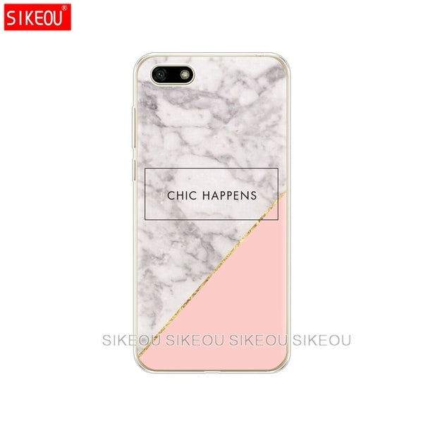 Silicone case For Huawei Honor 7A Case 5.45" inch Soft Phone Case on Huawei Honor 7A 7 A DUA-L22 Russian Back Cover Coque bumper