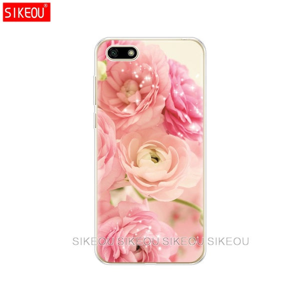 Silicone case For Huawei Honor 7A Case 5.45" inch Soft Phone Case on Huawei Honor 7A 7 A DUA-L22 Russian Back Cover Coque bumper