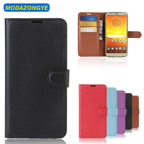 For Motorola Moto G6 Play Case Moto G6 Play Cover PU Leather Back Cover Phone Case For Motorola Moto G6 Play XT1922-1 Case Flip