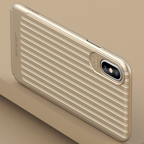 Fitted Case for iPhone X,USAMS Trunk Series Mobile Phone Case for iPhoneX Ultra Silm back Cover Full Protector for iphone cases