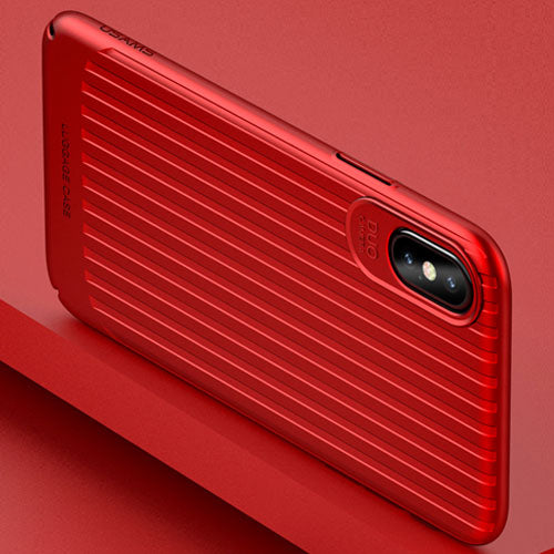Fitted Case for iPhone X,USAMS Trunk Series Mobile Phone Case for iPhoneX Ultra Silm back Cover Full Protector for iphone cases
