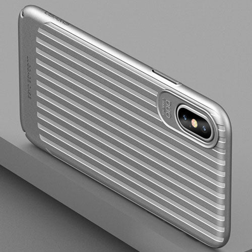 Fitted Case for iPhone X,USAMS Trunk Series Mobile Phone Case for iPhoneX Ultra Silm back Cover Full Protector for iphone cases