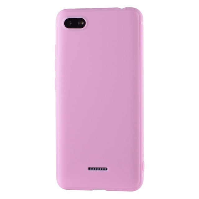 Xiaomi Redmi 6A case silicone cover 5.45" TPU case for Xiaomi redmi 6a coque funda on phone 16gb 32gb global version 360
