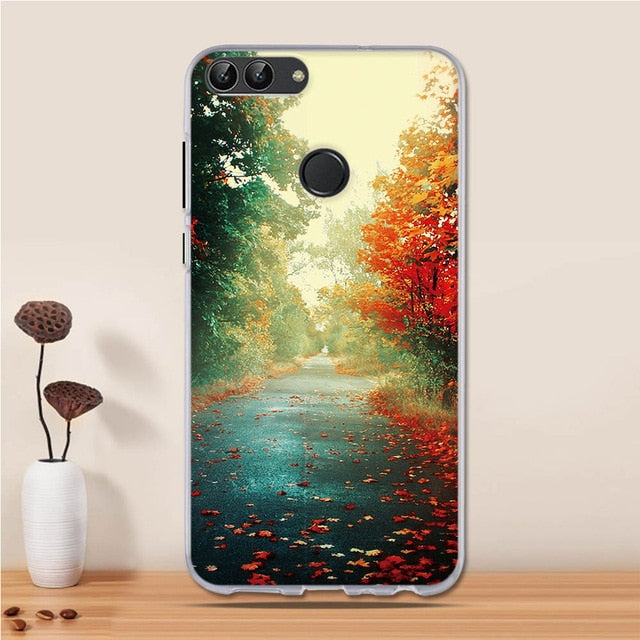 TPU Silicone Case for Huawei P smart Case Cover Coque for Huawei Psmart Cover Protector Bumper for Huawei Enjoy 7S Phone Cover