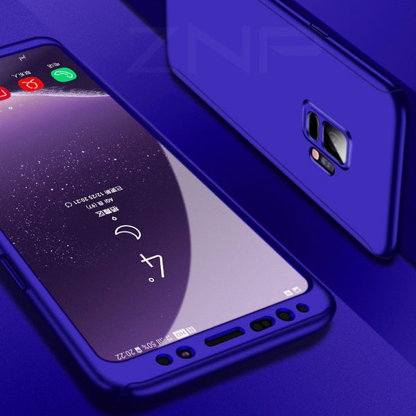 ZNP 360 Degree Shockproof Phone Case For Samsung Galaxy S9 S8 Plus Note 8 9 Cover Shell For Samsung S7 Edge S8 Protection Cases