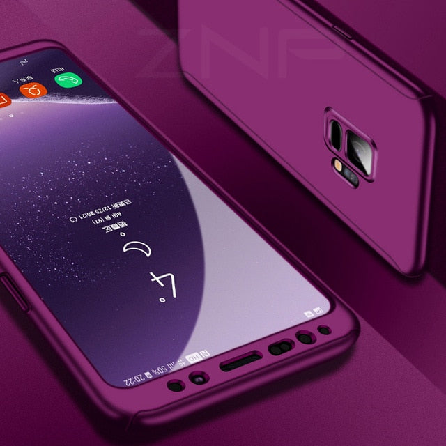 ZNP 360 Degree Shockproof Phone Case For Samsung Galaxy S9 S8 Plus Note 8 9 Cover Shell For Samsung S7 Edge S8 Protection Cases