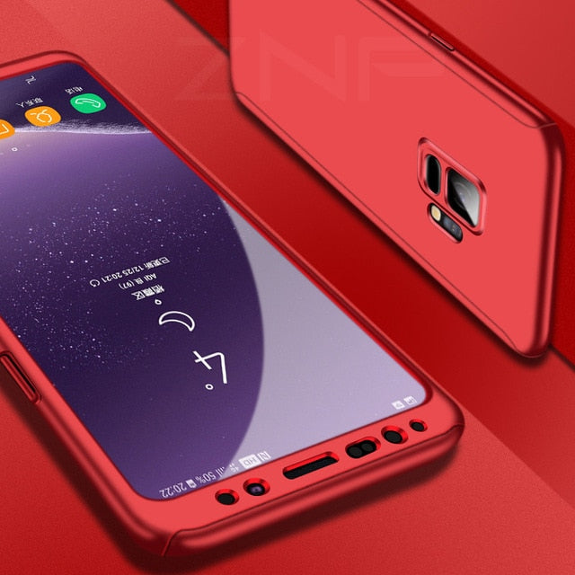 ZNP 360 Degree Shockproof Phone Case For Samsung Galaxy S9 S8 Plus Note 8 9 Cover Shell For Samsung S7 Edge S8 Protection Cases