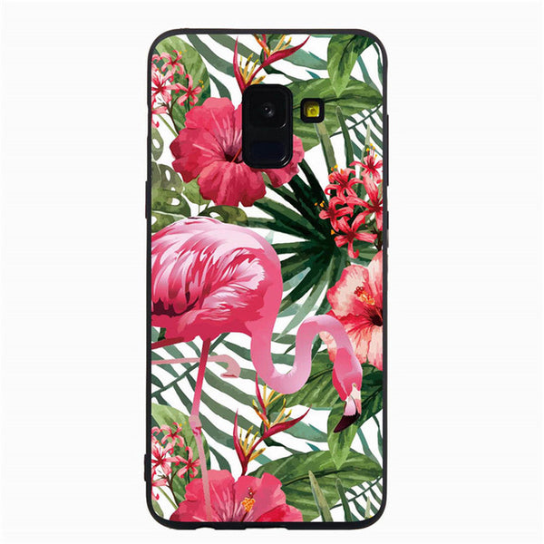 Filecase Phone Case For Samsung S8 S9 Plus S6 S7 Edge Note 9 8 Flower Flamingo Cat Fish Marble Stars Case Cover Skin Funda Coque