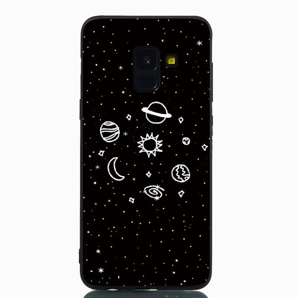 Filecase Phone Case For Samsung S8 S9 Plus S6 S7 Edge Note 9 8 Flower Flamingo Cat Fish Marble Stars Case Cover Skin Funda Coque