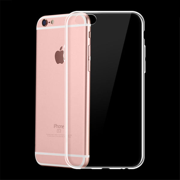 New Transparent Clear Case Soft TPU Case Silicone Cover Ultra Thin Mobile Phone Case for IPhone 8 7 5 5S SE 6 6s Plus X S R MAX