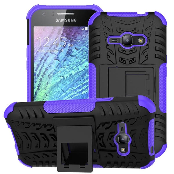 SEASHORE Silicone + PC Case sFor Samsung Galaxy J1 ACE J110 Rubber Hard Cover Case For Samsung J1 2016 Cover cell Phone Bag Case