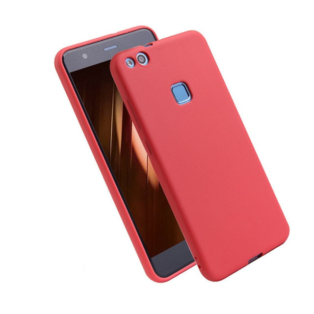 HOECOGE Matte Mobile Phone Case For Huawei P10 lite Soft Silicone TPU Protective Cover For Huawei P10 lite Coque Fundas Capa