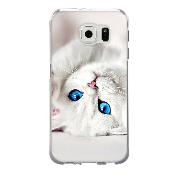 For Coque Samsung S6 Case 3D Relief Printing Silicone TPU Cover For Galaxy S6 Phone Case For Coque Samsung Galaxy S6 S 6 Bag