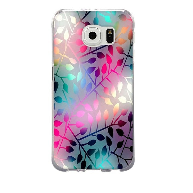 For Coque Samsung S6 Case 3D Relief Printing Silicone TPU Cover For Galaxy S6 Phone Case For Coque Samsung Galaxy S6 S 6 Bag