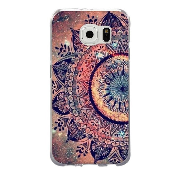 For Coque Samsung S6 Case 3D Relief Printing Silicone TPU Cover For Galaxy S6 Phone Case For Coque Samsung Galaxy S6 S 6 Bag