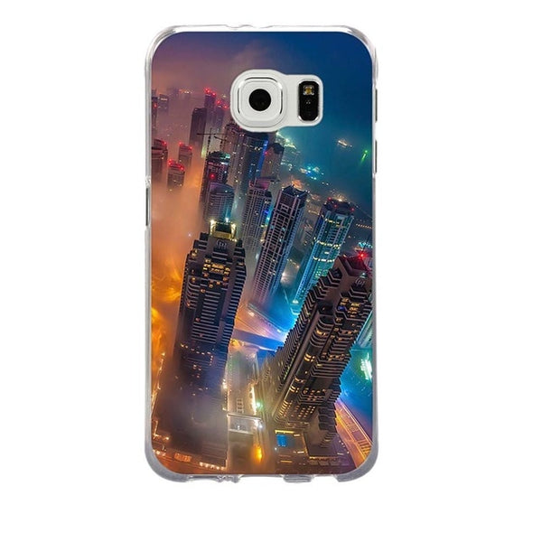For Coque Samsung S6 Case 3D Relief Printing Silicone TPU Cover For Galaxy S6 Phone Case For Coque Samsung Galaxy S6 S 6 Bag