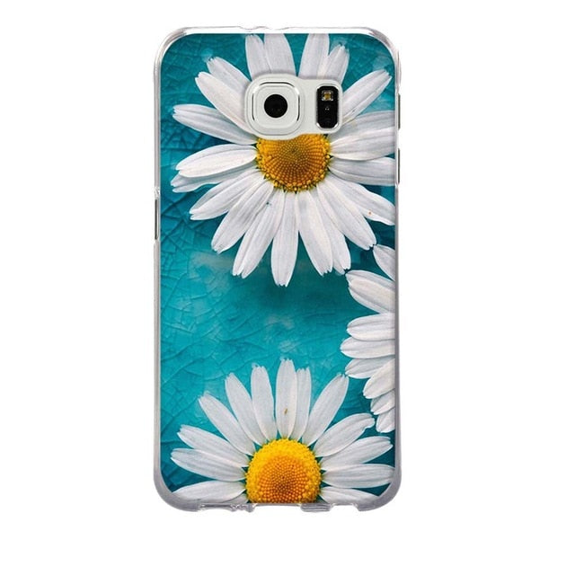 For Coque Samsung S6 Case 3D Relief Printing Silicone TPU Cover For Galaxy S6 Phone Case For Coque Samsung Galaxy S6 S 6 Bag