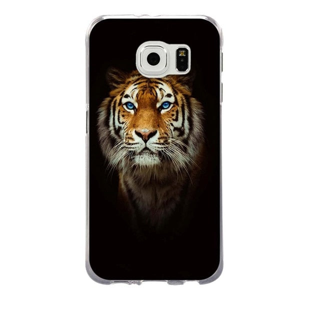 For Coque Samsung S6 Case 3D Relief Printing Silicone TPU Cover For Galaxy S6 Phone Case For Coque Samsung Galaxy S6 S 6 Bag