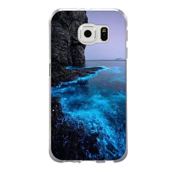 For Coque Samsung S6 Case 3D Relief Printing Silicone TPU Cover For Galaxy S6 Phone Case For Coque Samsung Galaxy S6 S 6 Bag