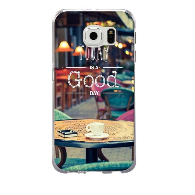 For Coque Samsung S6 Case 3D Relief Printing Silicone TPU Cover For Galaxy S6 Phone Case For Coque Samsung Galaxy S6 S 6 Bag